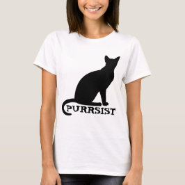 PURRSISTキャットレディースTシャツ Tシャツ