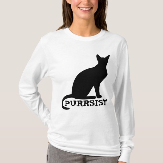 PURRSISTネコTシャツ Tシャツ (正面)