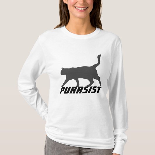 PURRSIST キャットTシャツ Tシャツ (正面)