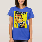 Purrsist Shirt、Cat Pursist、Cat Pursist Tシャツ (正面)