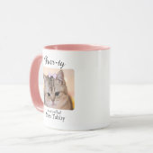 Purrty Cat Personalised Mug マグカップ (正面左)