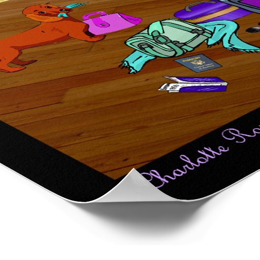 Pursesルーム22.5 X 15 ポスター (角)