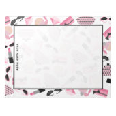 Purses Perfume Sunglasses & Lipstick Notepad ノートパッド (正面)