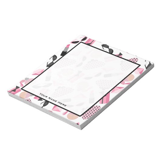 Purses Sunglasses Perfume & Lipstick Notepad ノートパッド (回転)