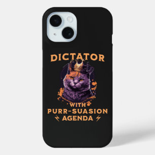 PursuasionアジェンダおもしろいーKing Cat iPhone 15ケース