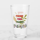 Pursue Your Passion- Gardening Drinking Glass タンブラーグラス (裏面)