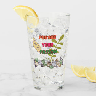 Pursue Your Passion- Gardening Drinking Glass タンブラーグラス