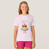 PURUN PURUN かわいいプリン Tシャツ (正面フル)