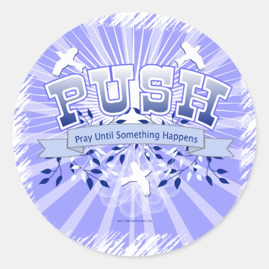 PUSH ラウンドシール (正面)