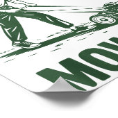 Push Lawn Mower Dad Do You Even Mow Bro Funny Mowi ポスター (角)