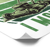 Push Lawn Mower I'm Y And I Mow It Funny Mowing Da ポスター (角)