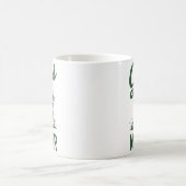 Push Lawn Mower Legend Gr Master Dad Funny Mowing  コーヒーマグカップ (中央)