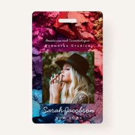 Push Luxury Cosmetics Cosmetologist Eyeshadow バッジ