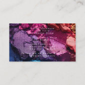 Push Luxury Cosmetics Cosmetologist Eyeshadow 名刺 (裏面)