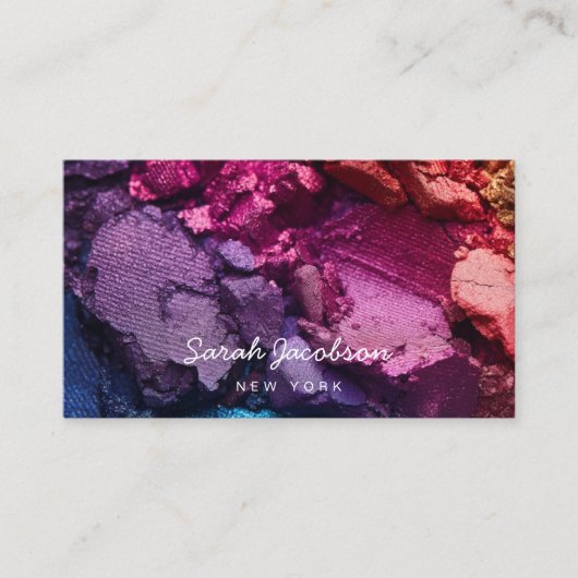 Push Luxury Cosmetics Cosmetologist Eyeshadow 名刺 (正面)