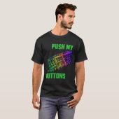Push My Buttons Coding Computer Programmerキーボード Tシャツ (正面フル)