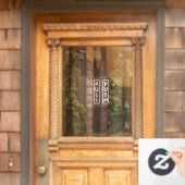 PUSH PULLステッカー、ウィンドウデカール ウィンドウサイン (ホームデコレーション)