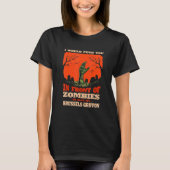 Push You In Zombies To Save My Brussels Griffon Do Tシャツ (正面)