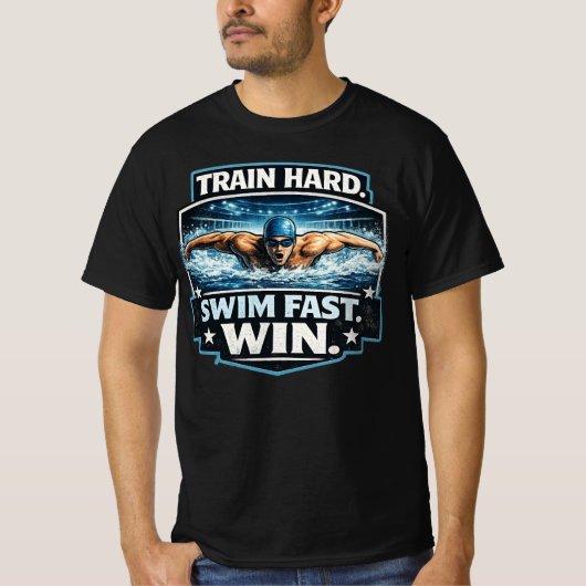 Push your limits in and out of the pool with this  tシャツ (正面)