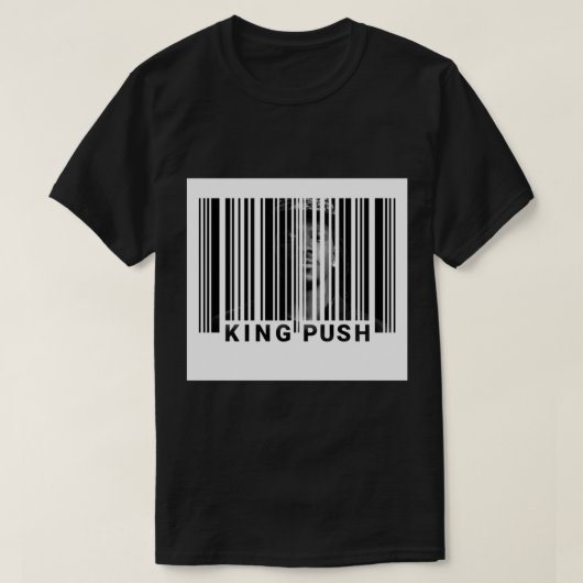 Pusha T - King Push私の名前は私の名前バーコードb Tシャツ (デザイン正面)