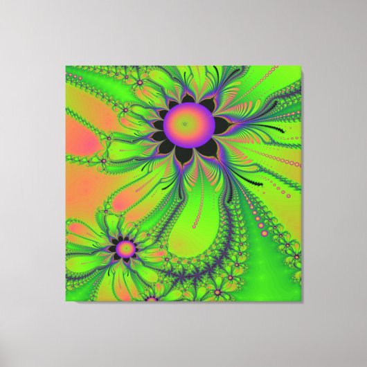 PushInデイジー キャンバスプリント (正面)