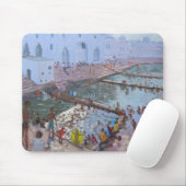 Pushkarのghatsラージャスターン州 マウスパッド (マウス)