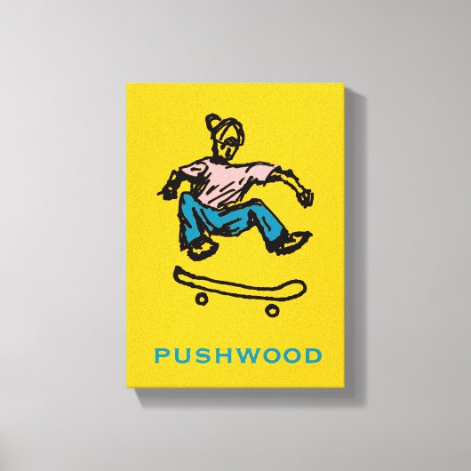 pushwood canvas キャンバスプリント (正面)