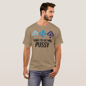 Pussy 3 ddヴィンテージ tシャツ (正面フル)