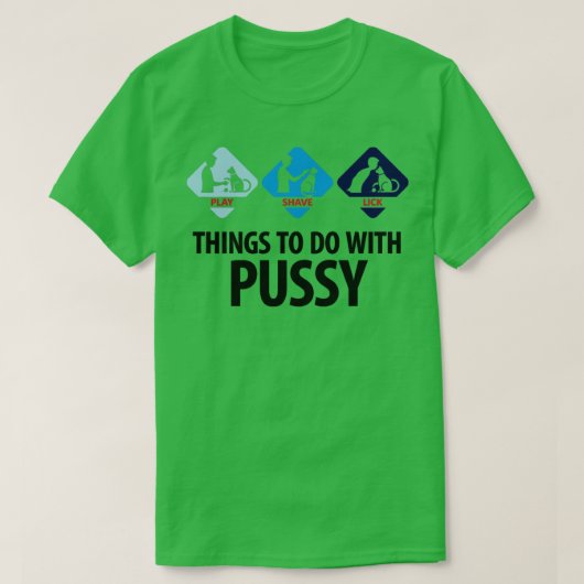 Pussy 3 (dd)++ tシャツ (デザイン正面)