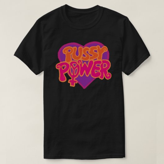 pussy power Classic T-Shirt Tシャツ (デザイン正面)