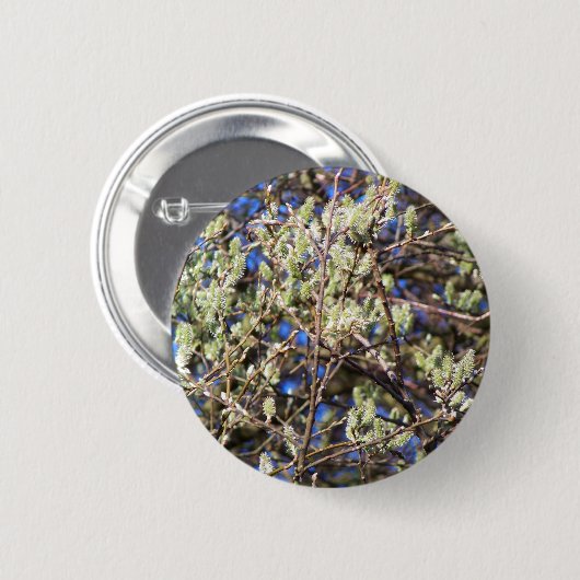 PUSSY WILLOW 缶バッジ (正面&裏面)