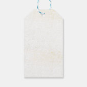 Pussy Willow Catkin Bouquet Christmas ギフトタグ (裏面)