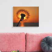 Pusteblume / Dandelion キャンバスプリント (インサイチュ (リビング))