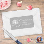 Pusteblume - grau | romantischer  ラベル