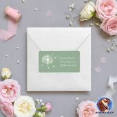 Pusteblume - grün | romantischer ラベル