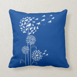 Pusteblume  und Eiskristalle aus Töltern Kissen クッション