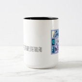 Pustenblütenblau ツートーンマグカップ (中央)