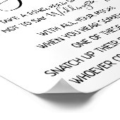 Put a Ring on it eucalyptus greenery ポスター (角)