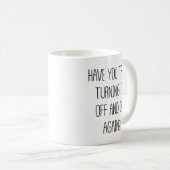 Put Comma Funny Grammar Police Punctuation Humor  コーヒーマグカップ (正面右)