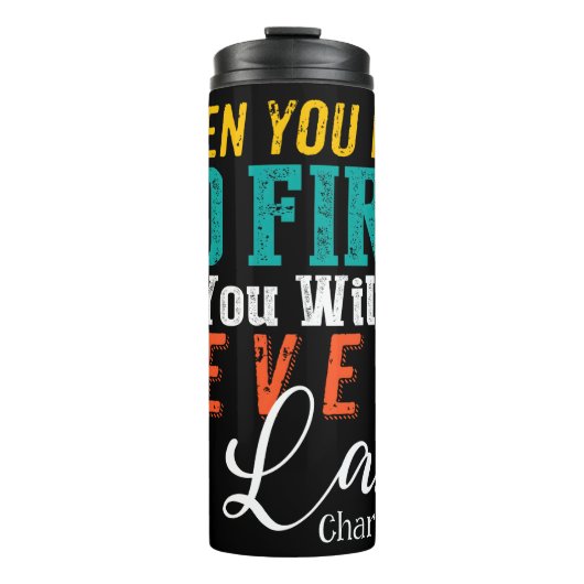 Put God First Never Last タンブラー (正面)