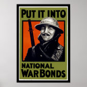 Put It Into National War Bonds ポスター (正面)
