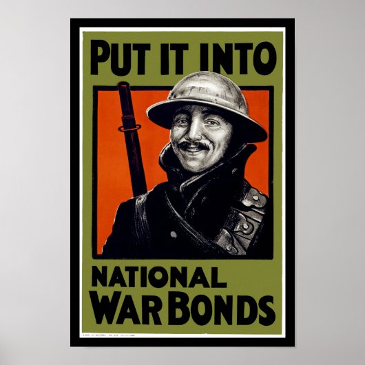 Put It Into National War Bonds ポスター (正面)