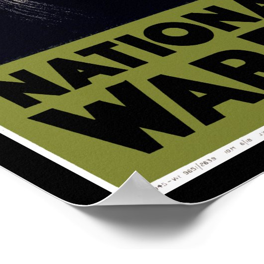 Put It Into National War Bonds ポスター (角)