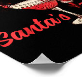 Put It On Santas Tab Funny Christmas Santa Tail Re ポスター (角)
