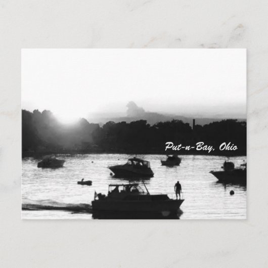 Put-n-Bay Boat写真はがき ポストカード (正面)