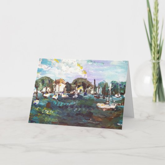 Put-n-Bay Lake Erieさんの絵画#2グリーティングカード カード (正面)