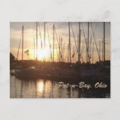 Put-n-Bay Sunset Bots写真はがき ポストカード (正面)