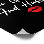 Put On Some Lipstick And Hustle Motivation Fashion ポスター (角)
