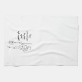 "Put on the complete Suit of Armor"  キッチンタオル (横)