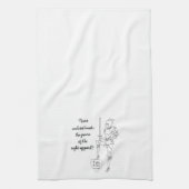 "Put on the complete Suit of Armor"  キッチンタオル (縦)